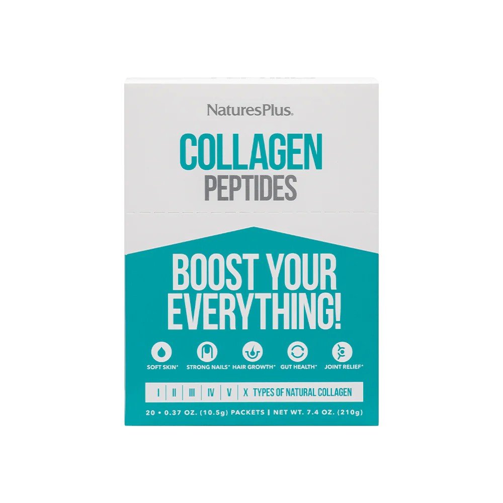 Nature&#39;s Plus Collagen Peptides 20 Stick Packs Box