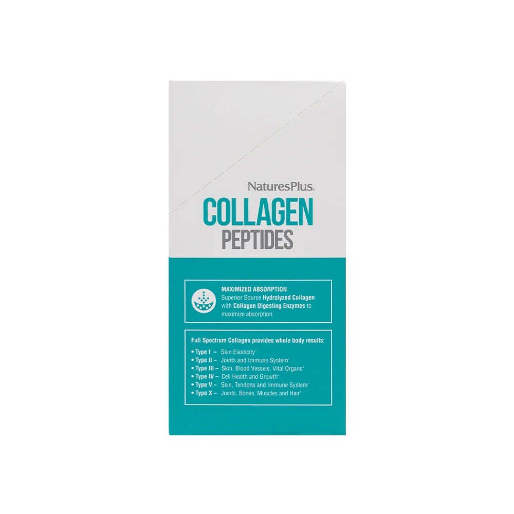 Nature&#39;s Plus Collagen Peptides 20 Stick Packs Box