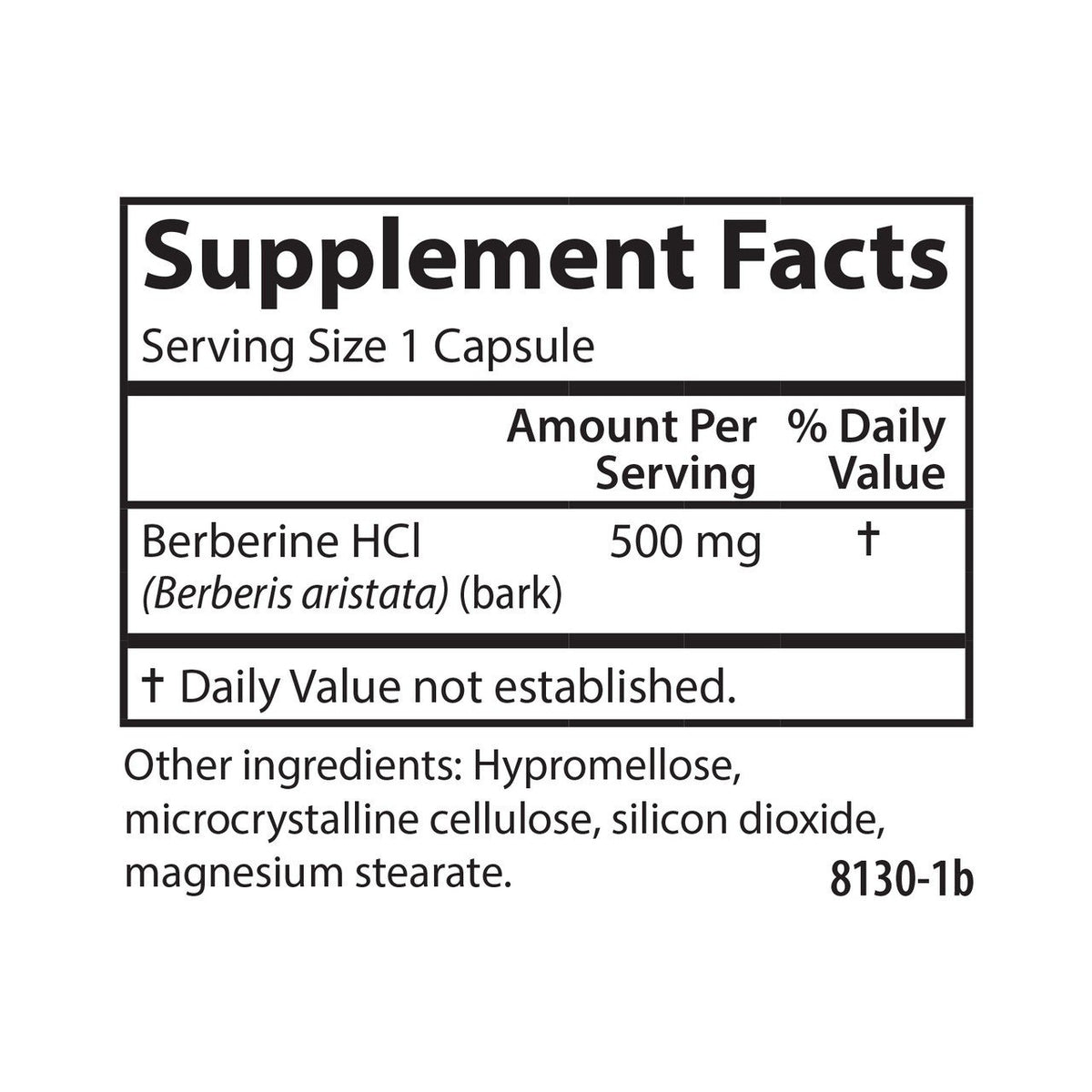 Carlson Laboratories Berberine 180 Capsule