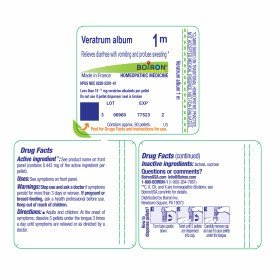 Boiron Veratrum Album 1M Homeopathic Single Medicine For Digestive 80 Pellet