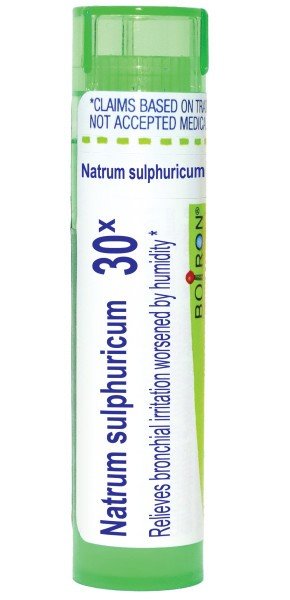 Boiron Natrum Sulphuricum 30X Homeopathic Single Medicine For Cough, Cold & Flu 80 Pellet