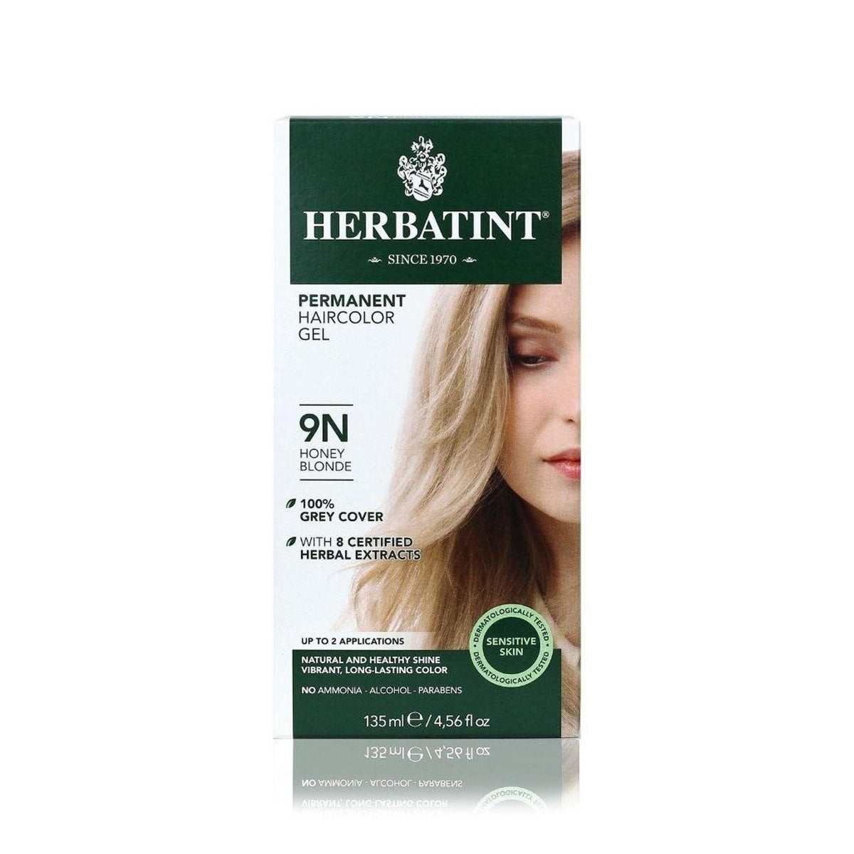 Herbatint 9N-Honey Blonde-Permanent Hair Color Gel 4.56 fl oz Liquid