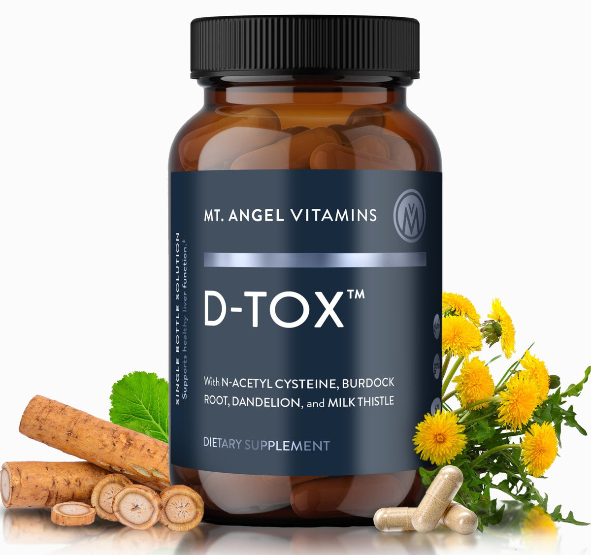 Mt. Angel Vitamins D-Tox 60 Capsule