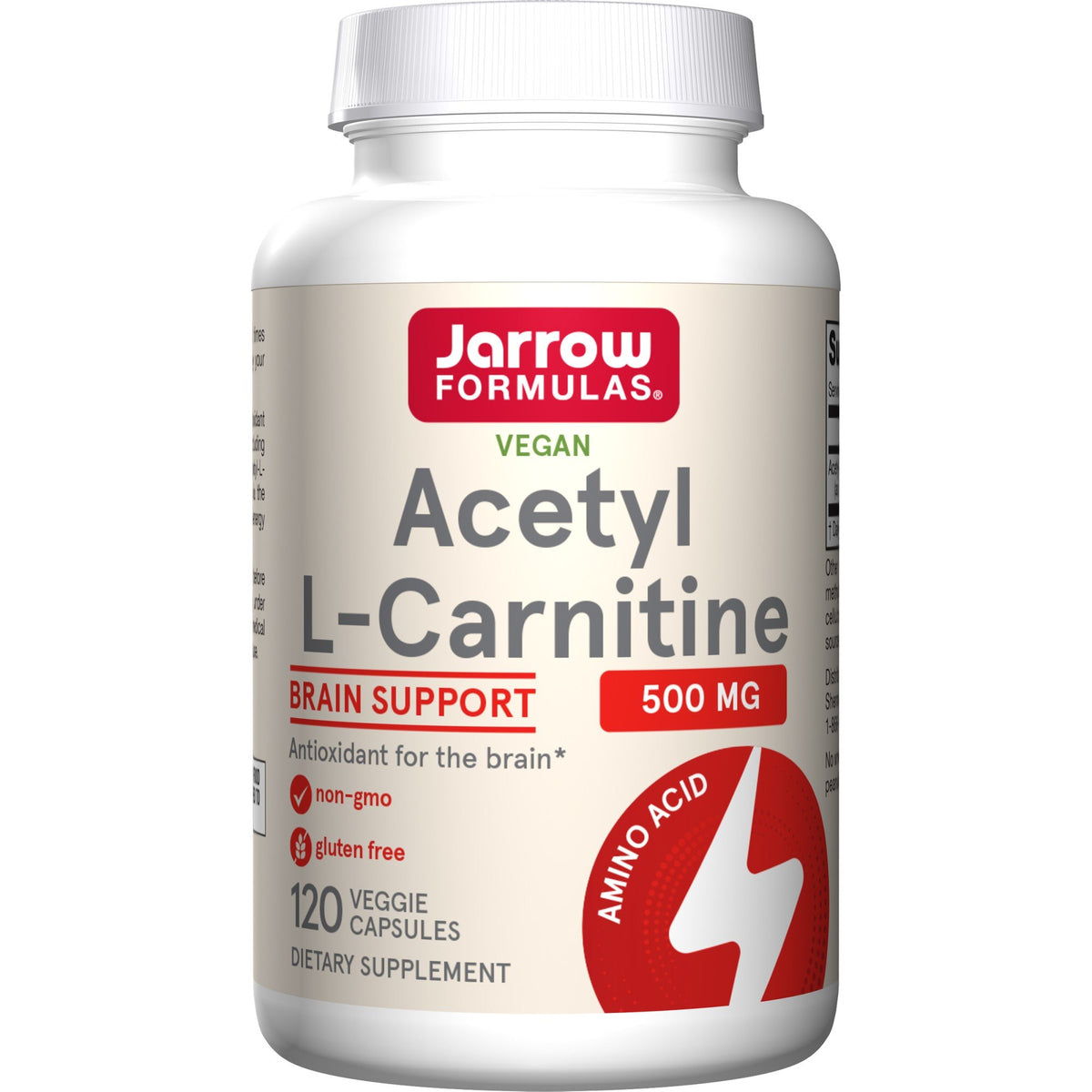 Jarrow Formulas Acetyl L-Carnitine 500mg 120 VegCap