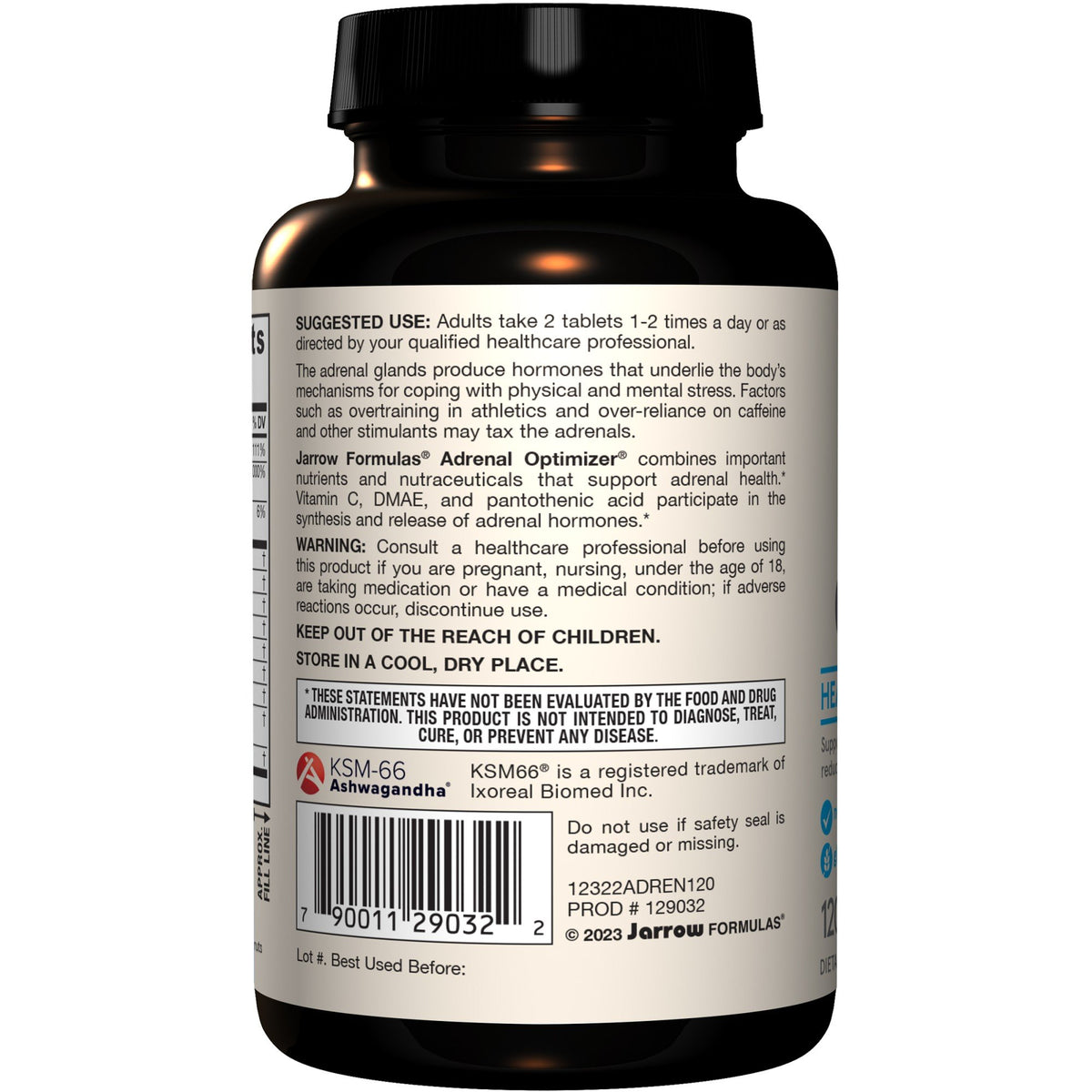 Jarrow Formulas Adrenal Optimizer 120 Tablet