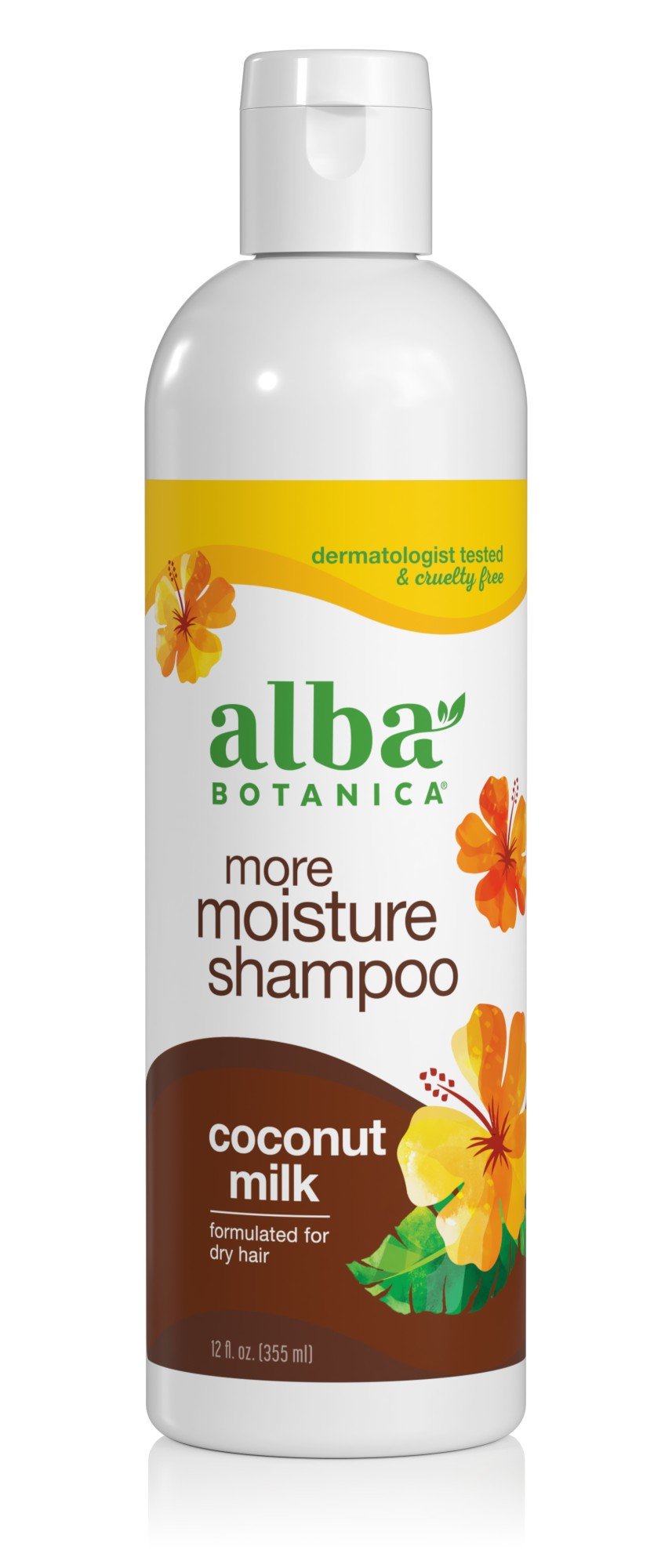 Alba Botanica More Moisture Shampoo - Coconut Milk 12 fl. oz. Liquid