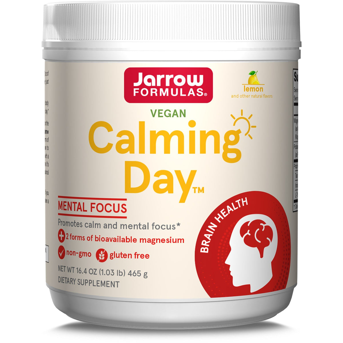 Jarrow Formulas Calming Day Magnesium Supplement 16.4 oz Powder
