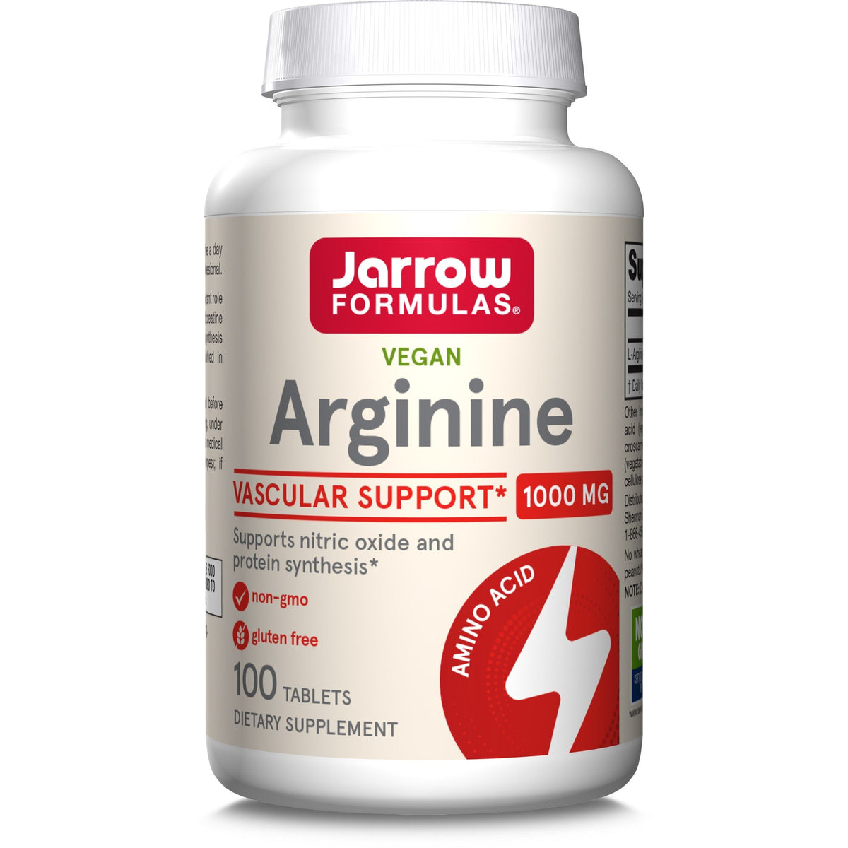 Jarrow Formulas L-Arginine 1000 mg 100 Tablet