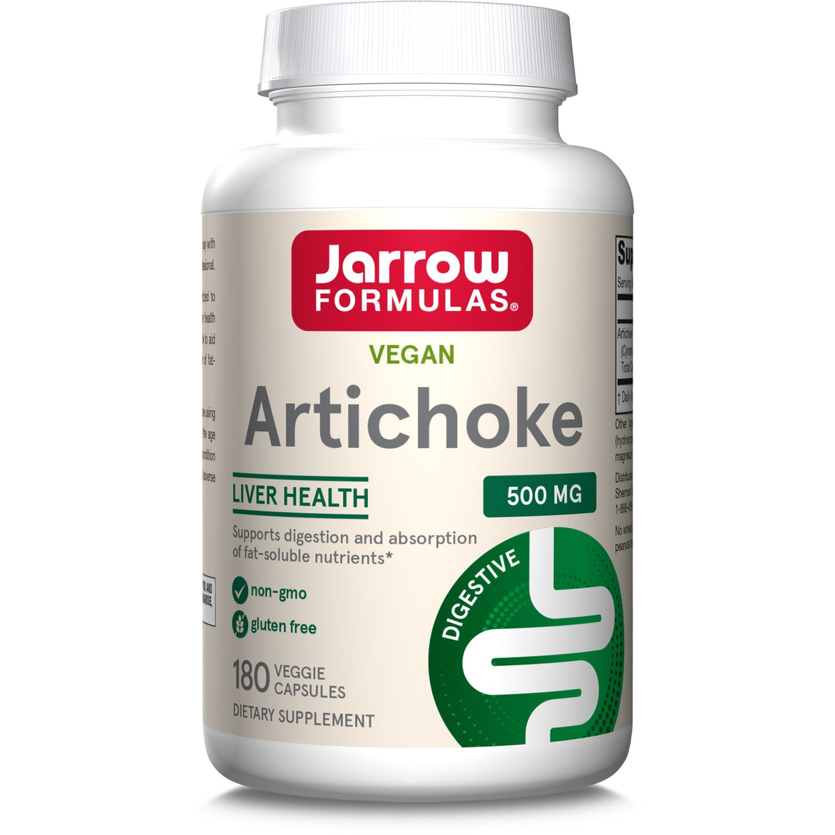 Jarrow Formulas Artichoke 500 mg 180 Capsule