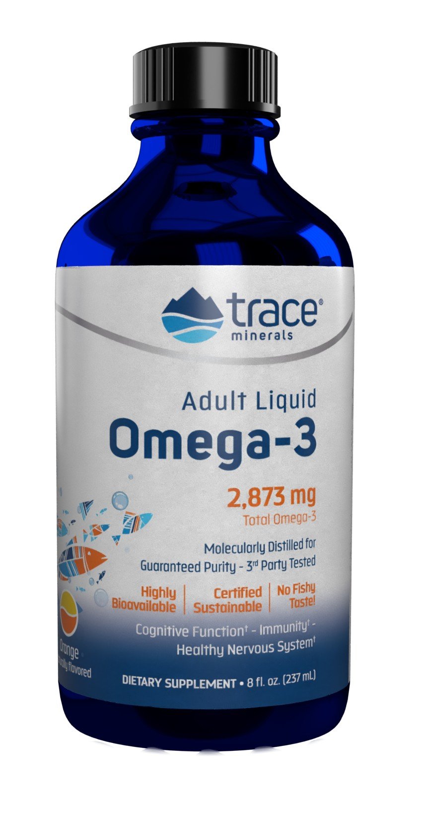 Trace Minerals Adult Liquid Omega-3-2,873mg 8 oz Liquid
