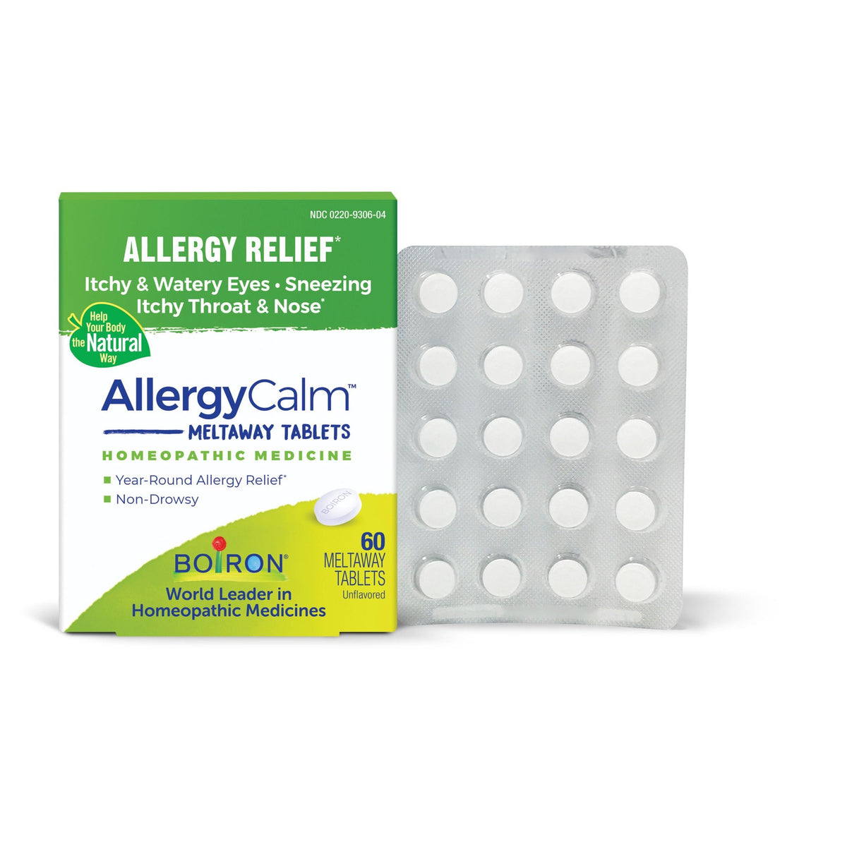 Boiron AllergyCalm Homeopathic Medicine For Allergy Relief 60 Tablet