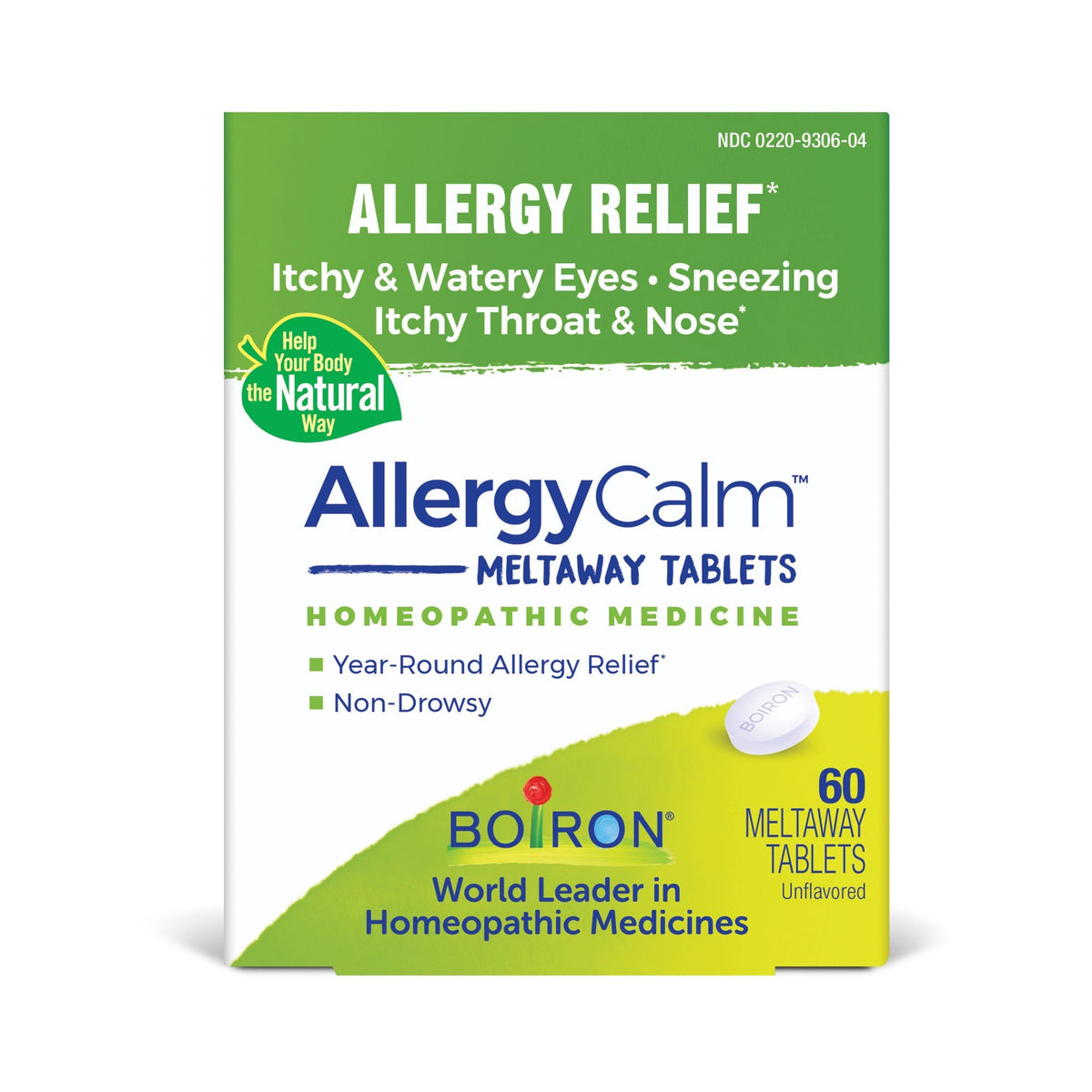 Boiron AllergyCalm Homeopathic Medicine For Allergy Relief 60 Tablet