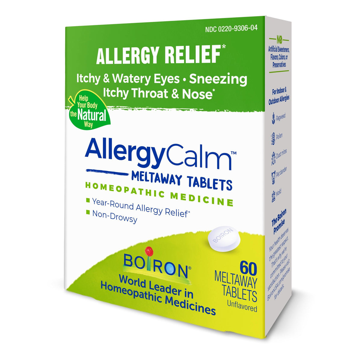 Boiron AllergyCalm Homeopathic Medicine For Allergy Relief 60 Tablet