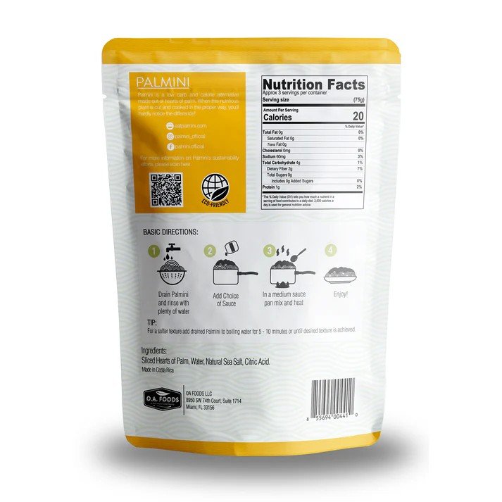 Palmini Hearts of Palm Angel Hair 12 oz Pouch