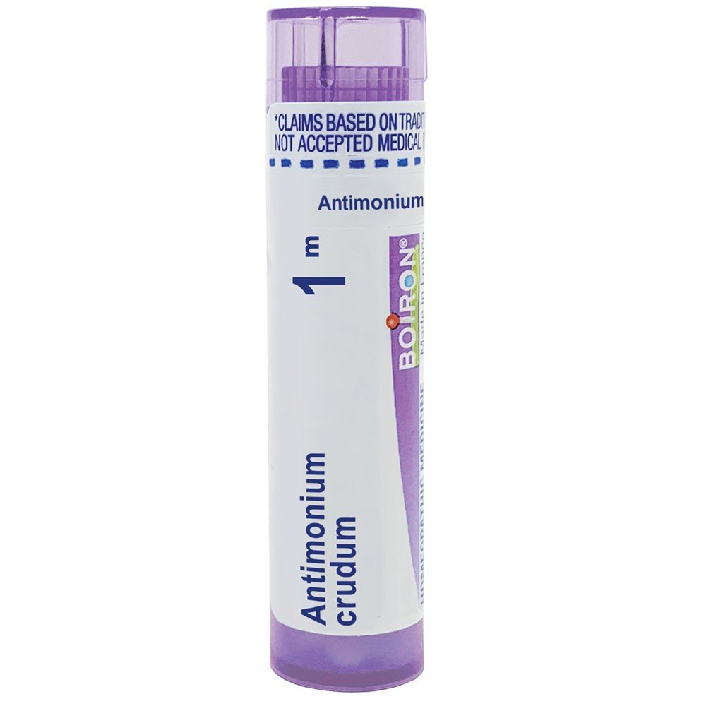 Boiron Antimonium Crudum 1M Homeopathic Single Medicine For Digestive 80 Pellet