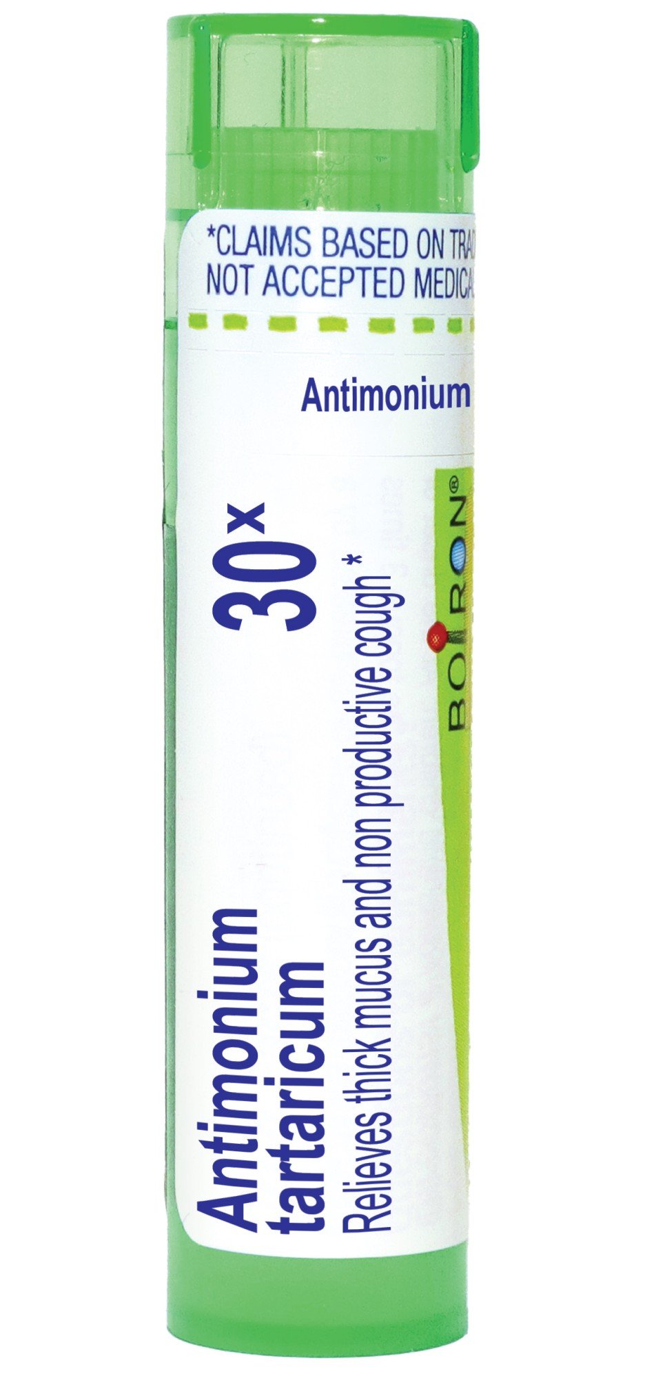 Boiron Antimonium Tartaricum 30X Homeopathic Single Medicine For Cough, Cold & Flu 80 Pellet