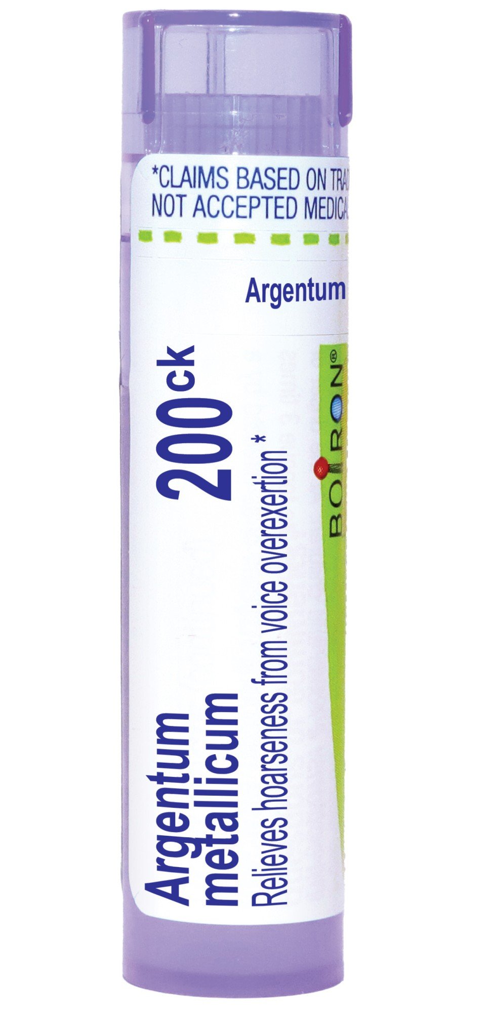 Boiron Argentum Metallicum 200CK Homeopathic Single Medicine For Cough, Cold & Flu 80 Pellet