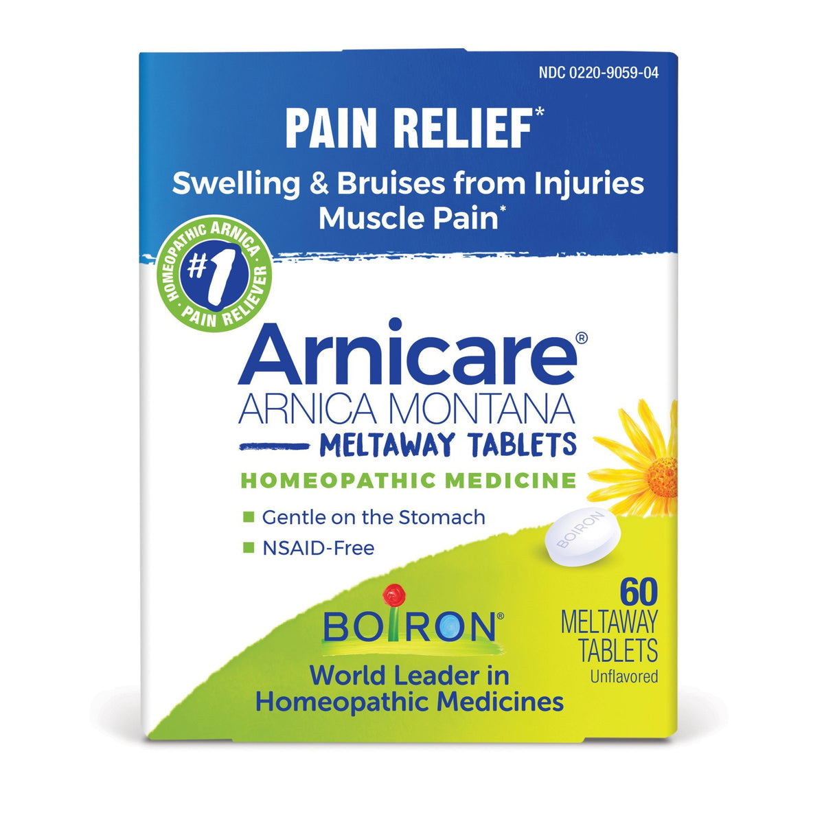 Boiron Arnicare Homeopathic Medicine For Pain Relief 60 Tablet