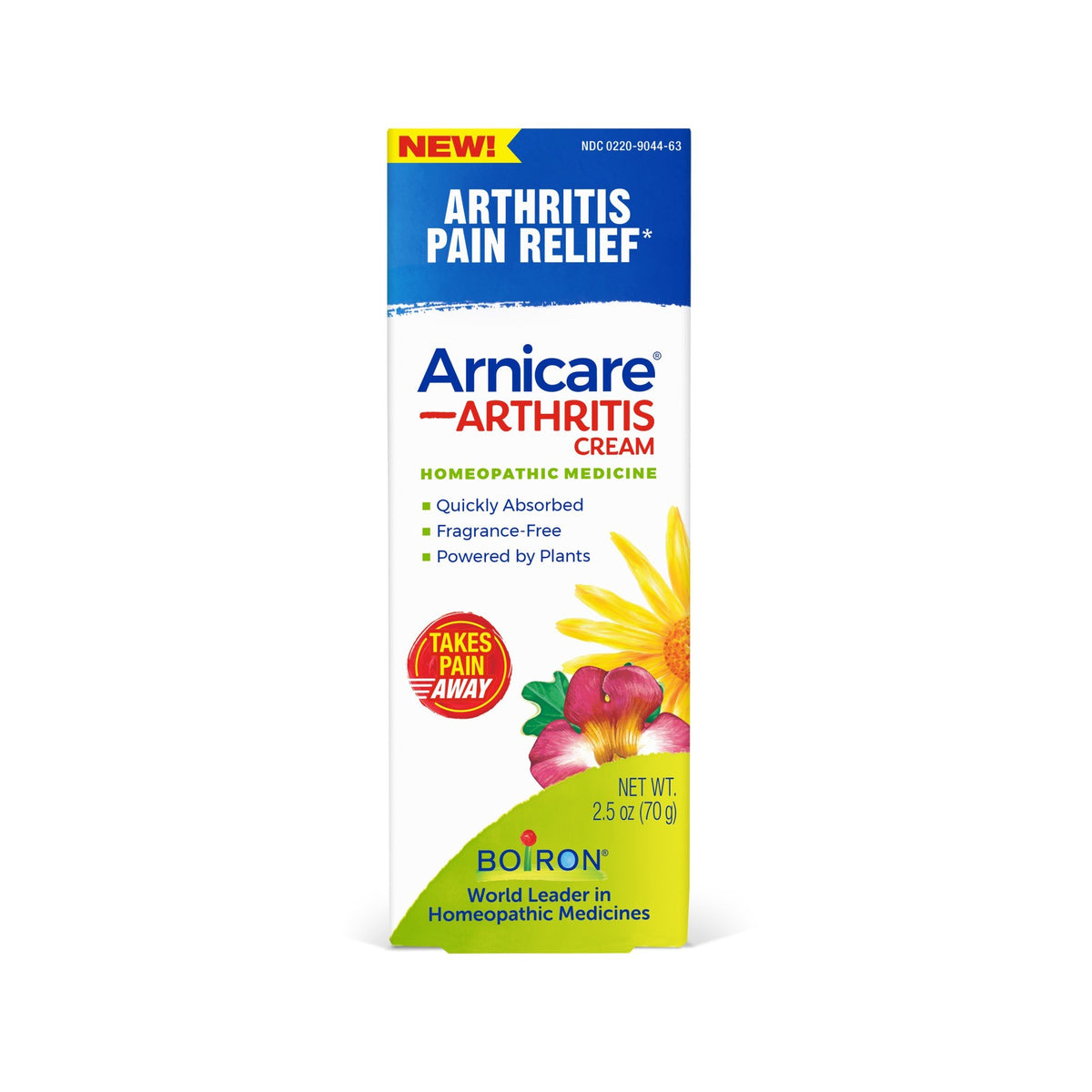 Boiron Arnicare Arthritis Cream Homeopathic Medicine For Arthritis Pain Relief 2.5 oz Cream