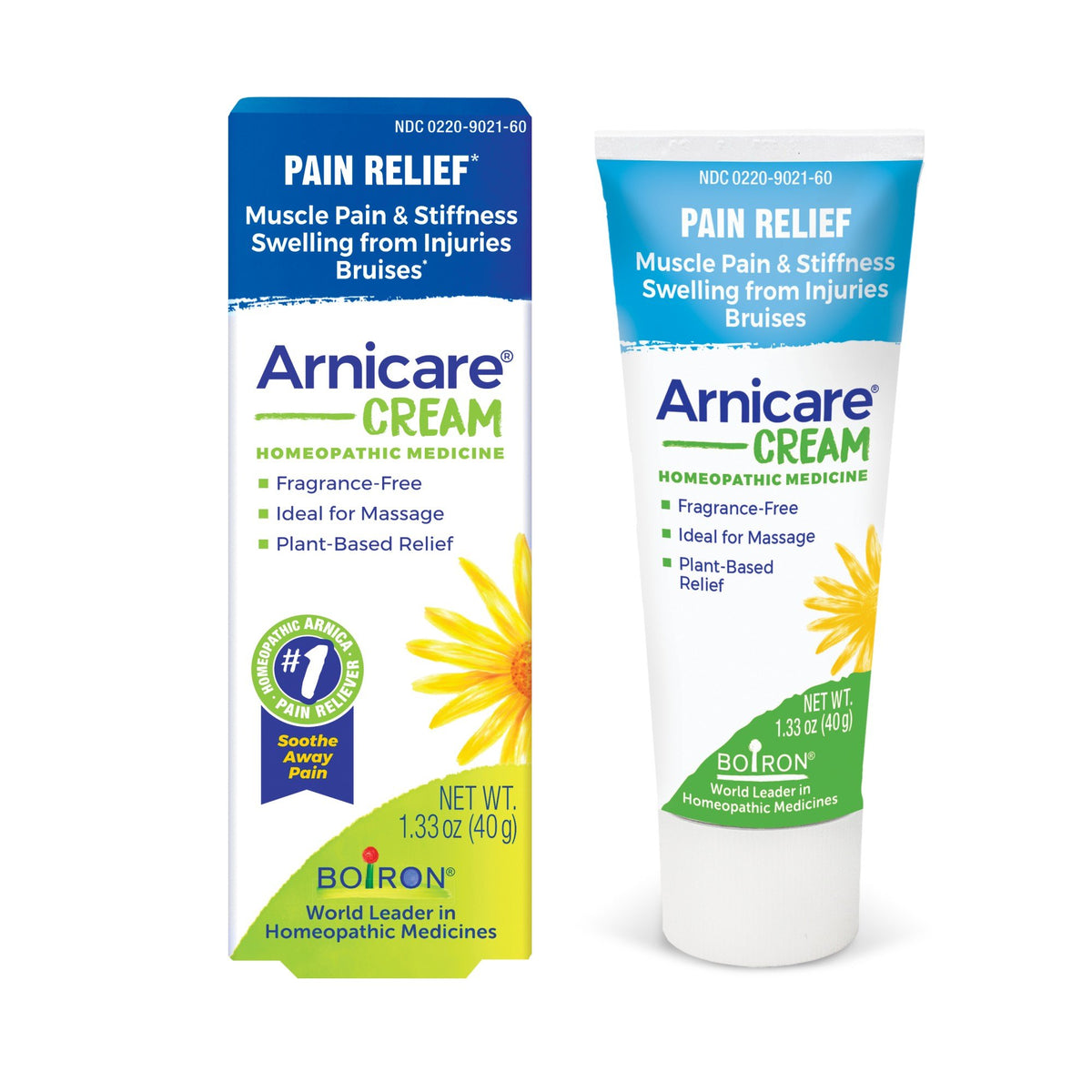 Boiron Arnicare Cream Homeopathic Medicine For Pain Relief 1.33 oz Cream