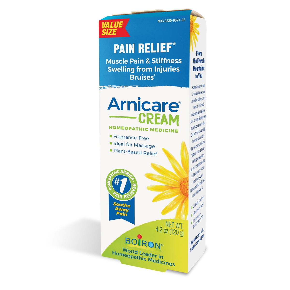 Boiron Arnicare Cream Homeopathic Medicine For Pain Relief 4.2 oz Cream