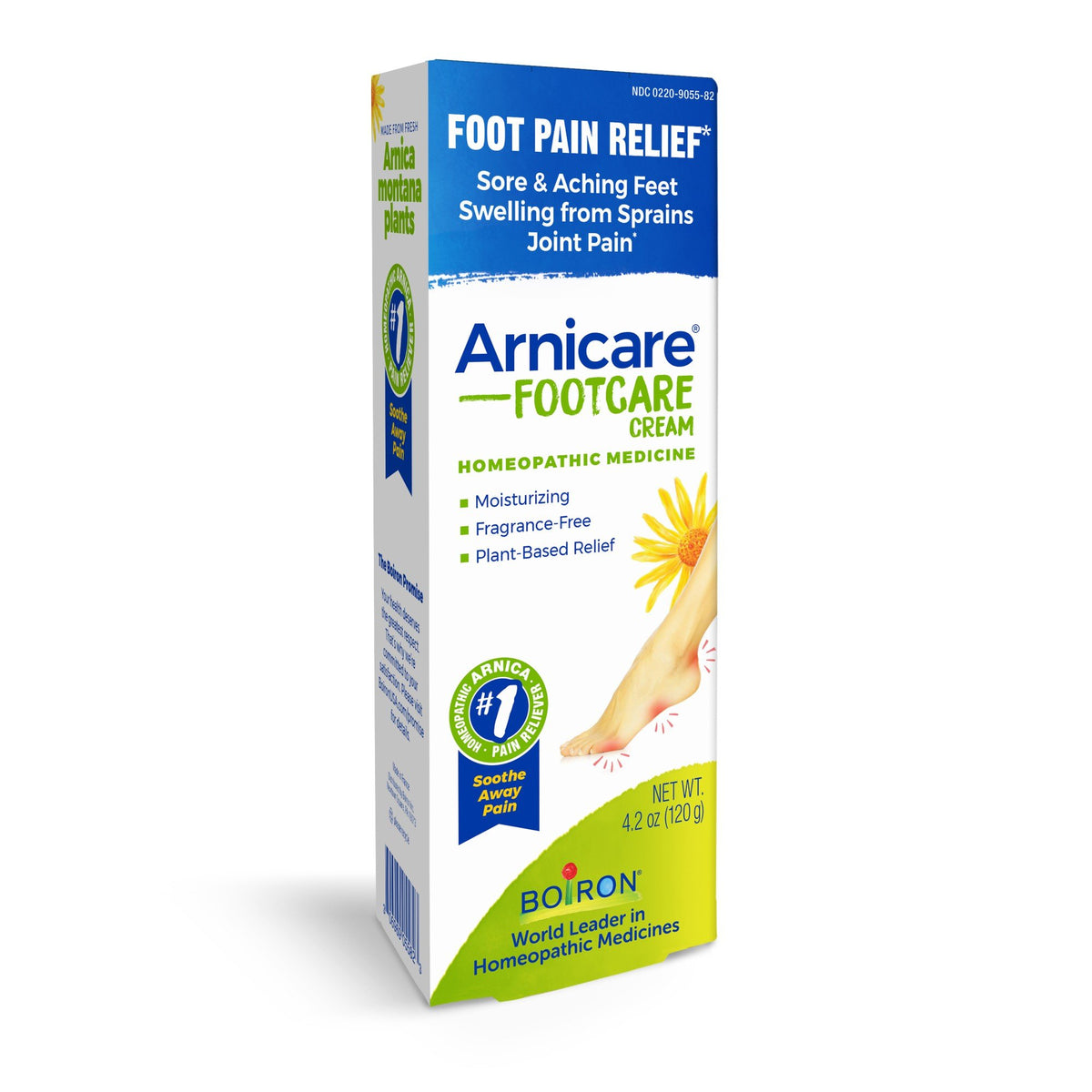 Boiron Arnicare FootCare Homeopathic Medicine For Foot Pain Relief 4.2 oz Cream
