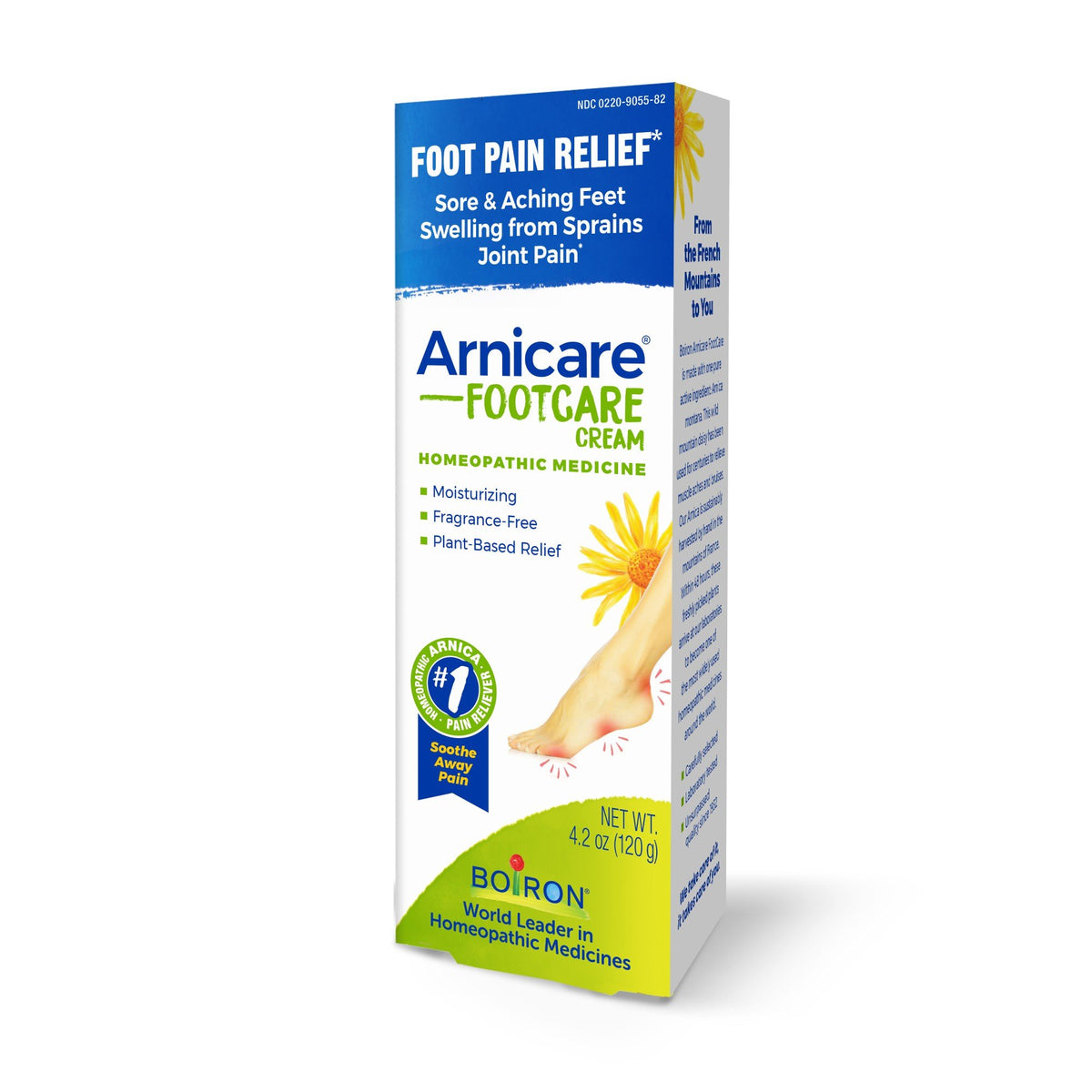 Boiron Arnicare FootCare Homeopathic Medicine For Foot Pain Relief 4.2 oz Cream