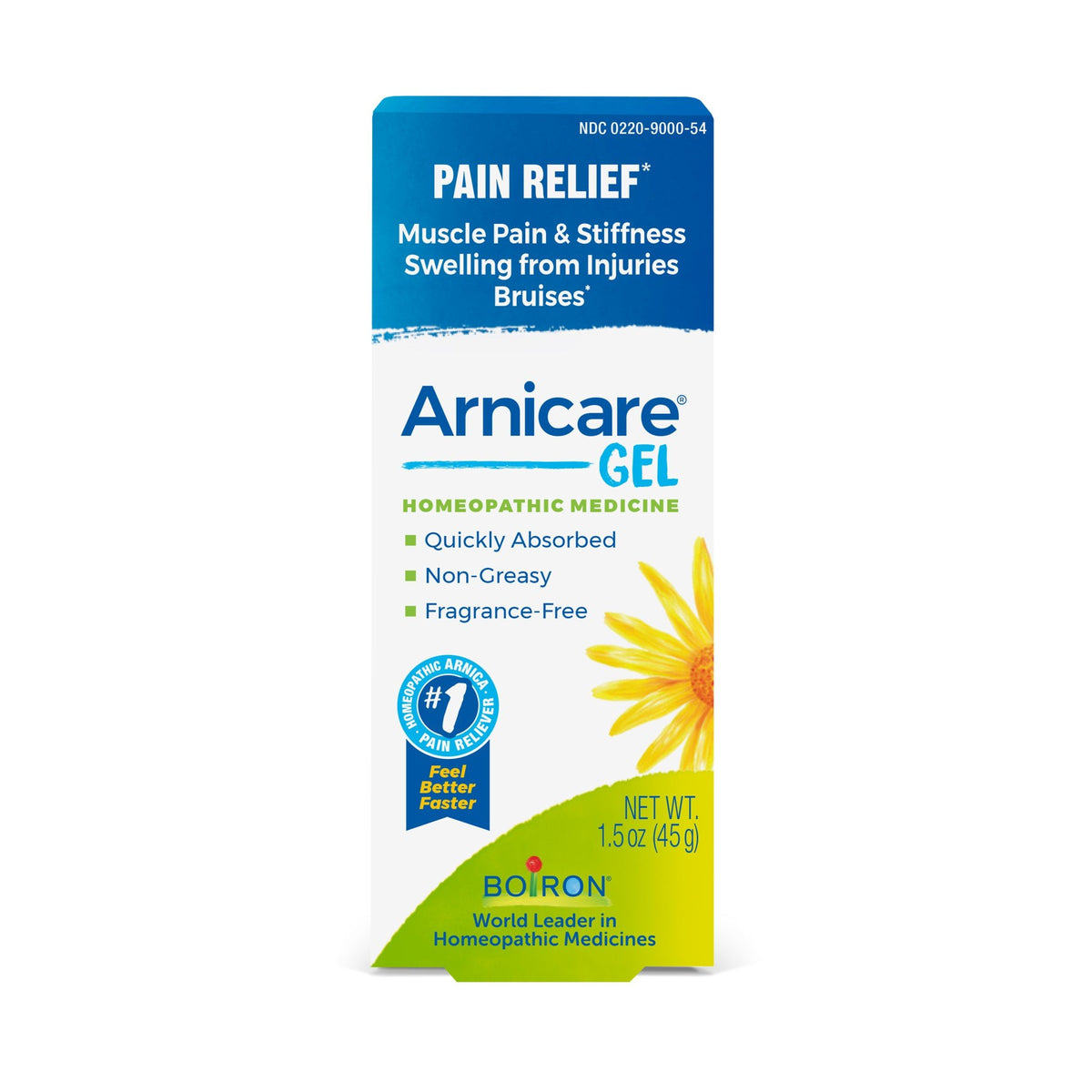 Boiron Arnicare Gel Homeopathic Medicine For Pain Relief 1.5 oz Gel