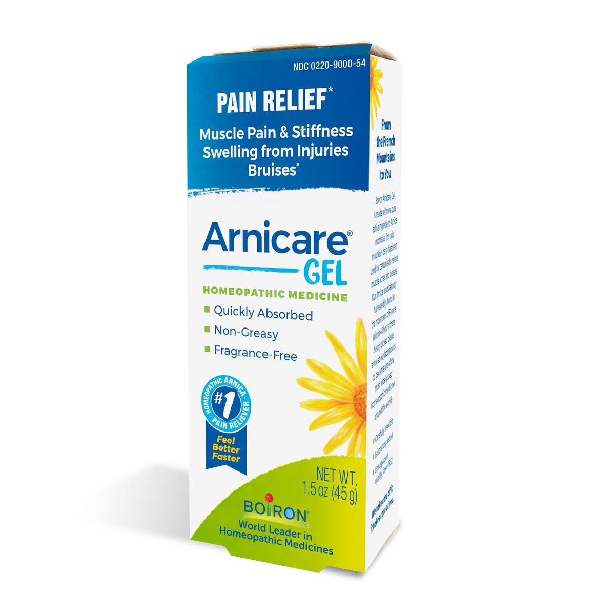 Boiron Arnicare Gel Homeopathic Medicine For Pain Relief 1.5 oz Gel