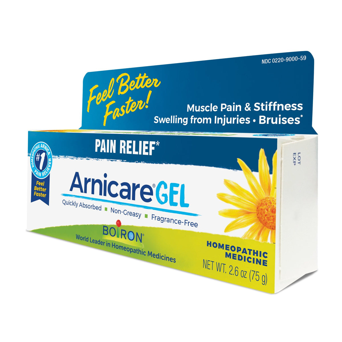 Boiron Arnicare Gel (5th Panel) Homeopathic Medicine For Pain Relief 2.6 oz Gel