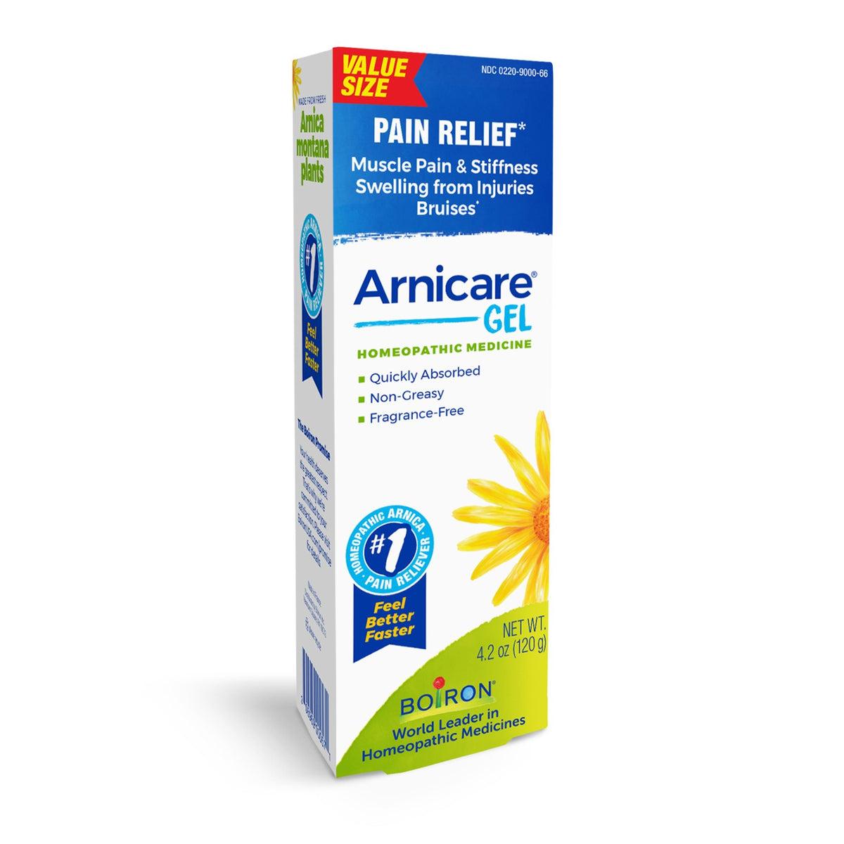 Boiron Arnicare Gel Homeopathic Medicine For Pain Relief 4.2 oz Box