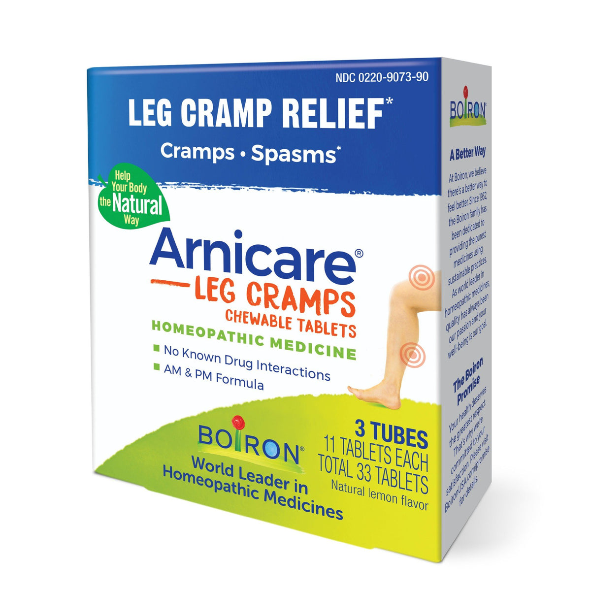 Boiron Arnicare Leg Cramps Homeopathic Medicine For Leg Cramp Relief 33 Tablet