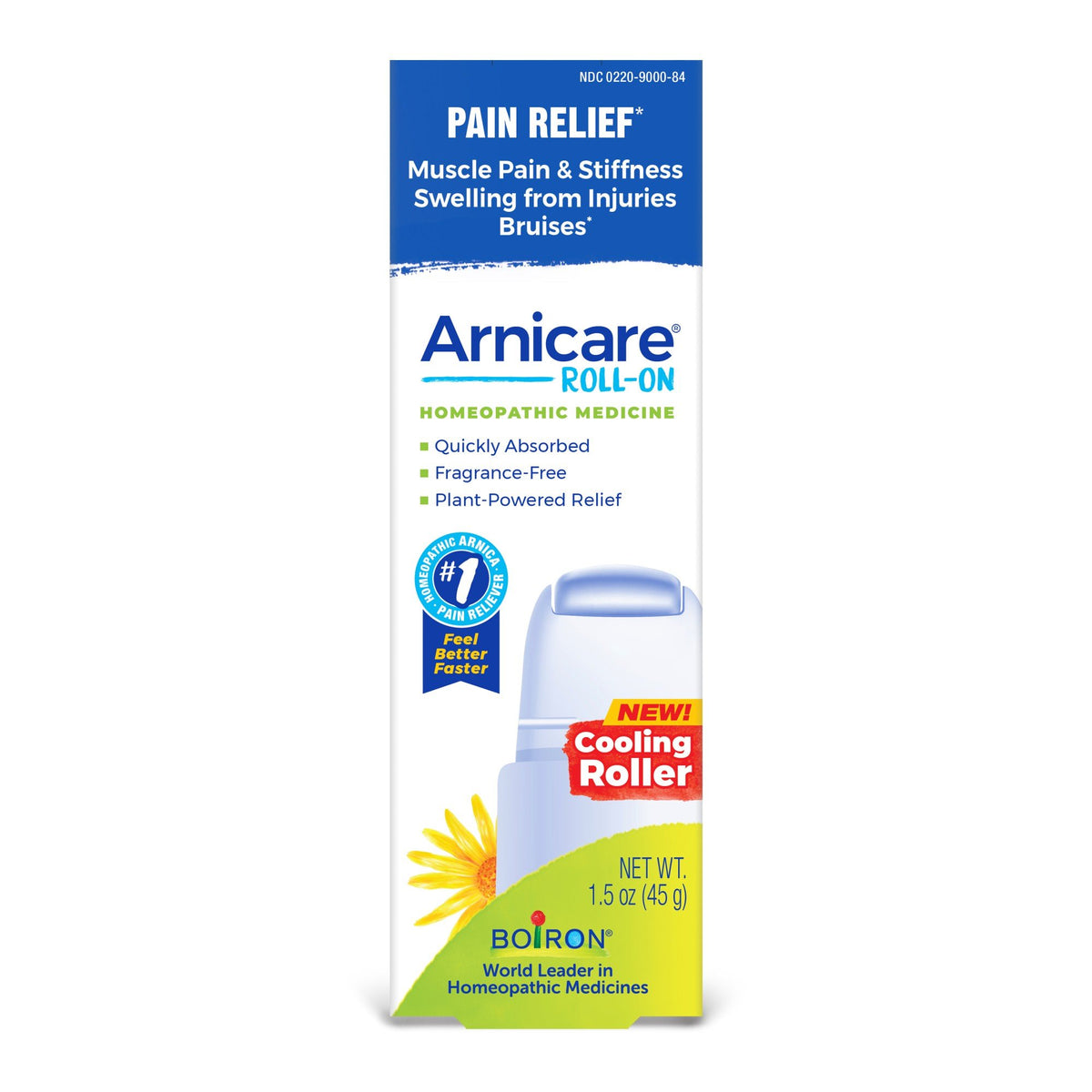 Boiron Arnicare Pain Relief Roll-On Single Pack (Metal Ball) 1.5 oz Roll-on