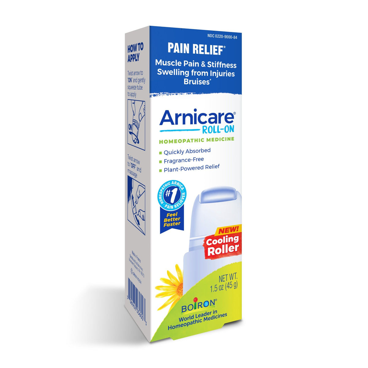 Boiron Arnicare Pain Relief Roll-On Single Pack (Metal Ball) 1.5 oz Roll-on