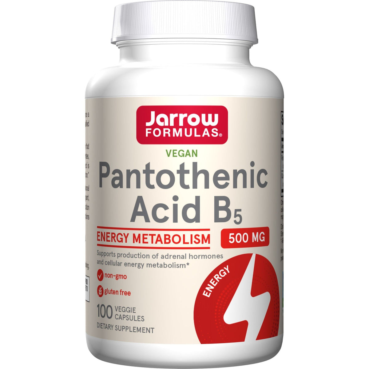 Jarrow Formulas Pantothenic Acid B5 500mg 100 Capsule