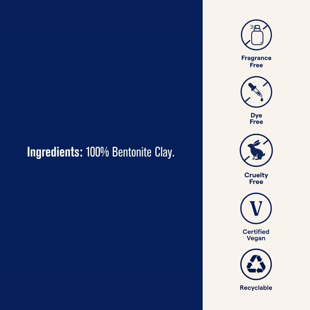 Trace Minerals Bentonite Clay 16 oz Powder