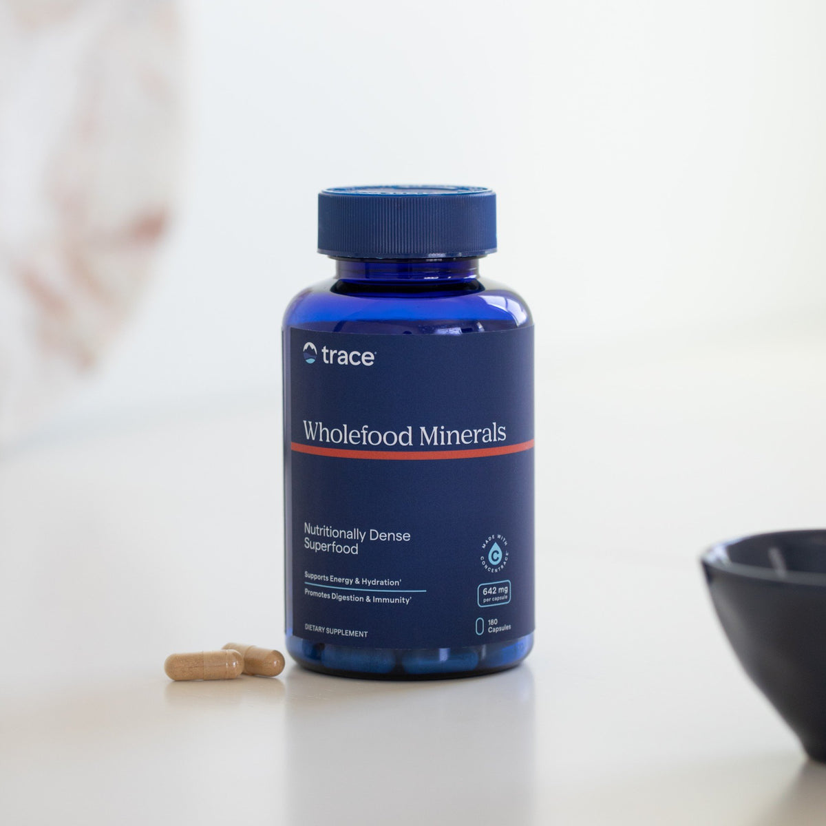 Trace Minerals Wholefood Minerals 180 Capsule