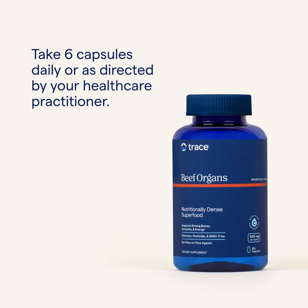 Trace Minerals Beef Organ 180 Capsule