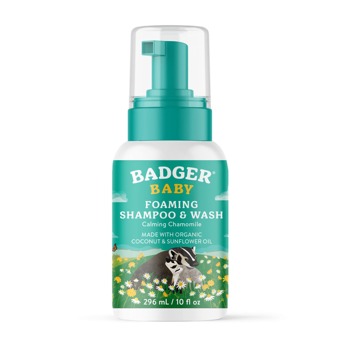 Badger Baby Foaming Shampoo &amp; Wash 10 fl oz Liquid