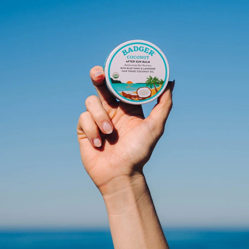 Badger Coconut After Sun Balm Tin 2 oz Balm