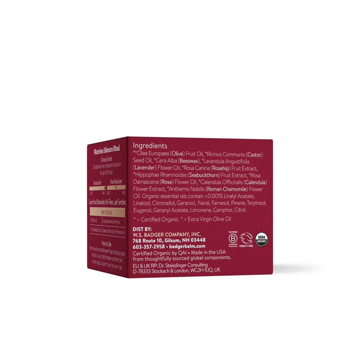 Badger Rose Beauty Balm 1 oz Balm