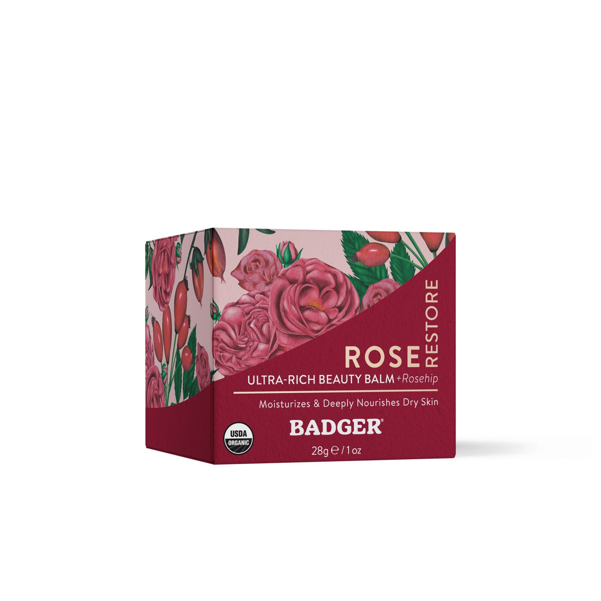 Badger Rose Beauty Balm 1 oz Balm