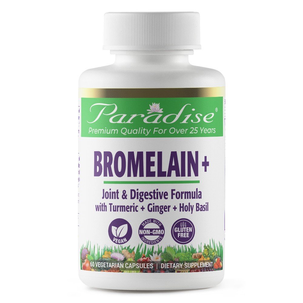 Paradise Herbs Bromelain Joint/Digestive Formlua 60 VegCap