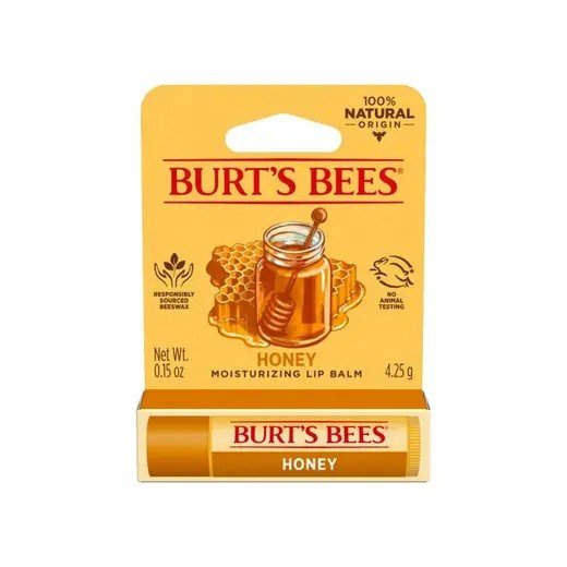 Burt's Bees Honey Lip Balm in Blister Box 0.15 oz. Lip Balm