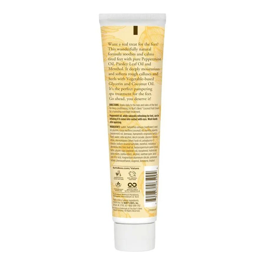 Burt&#39;s Bees Peppermint Foot Lotion 3.38 oz Lotion