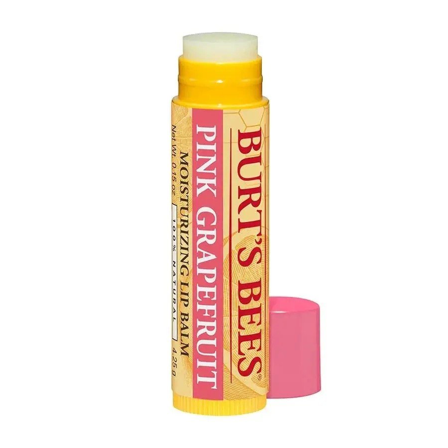 Burt&#39;s Bees Pink Grapefruit Lip Balm in Blister Box 0.15 oz. Lip Balm