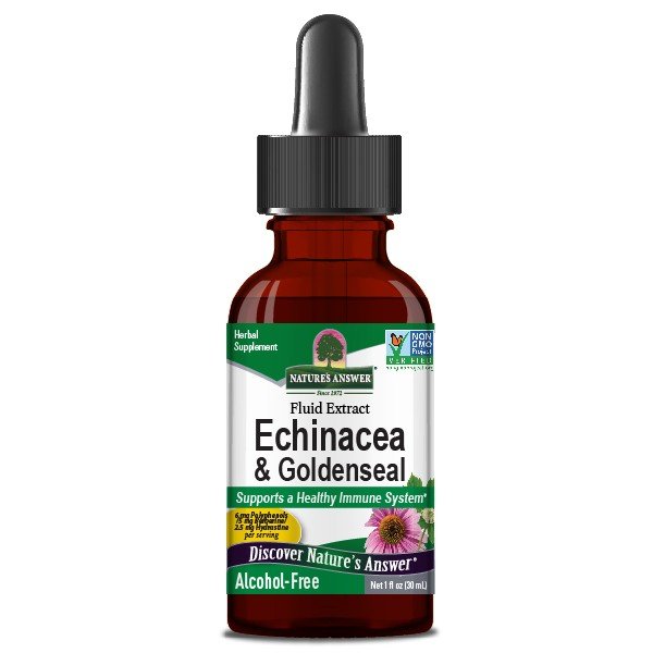 Nature's Answer Echinacea/Goldenseal Extract  Alcohol-Free 1 oz Liquid