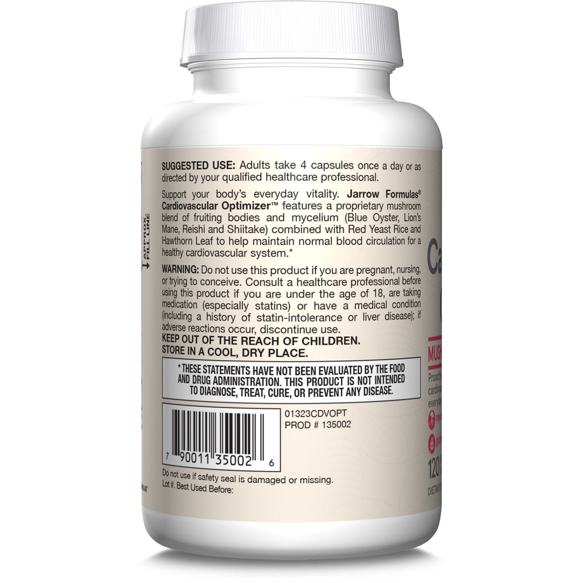 Jarrow Formulas Cardiovascular Optimizer 120 VegCap