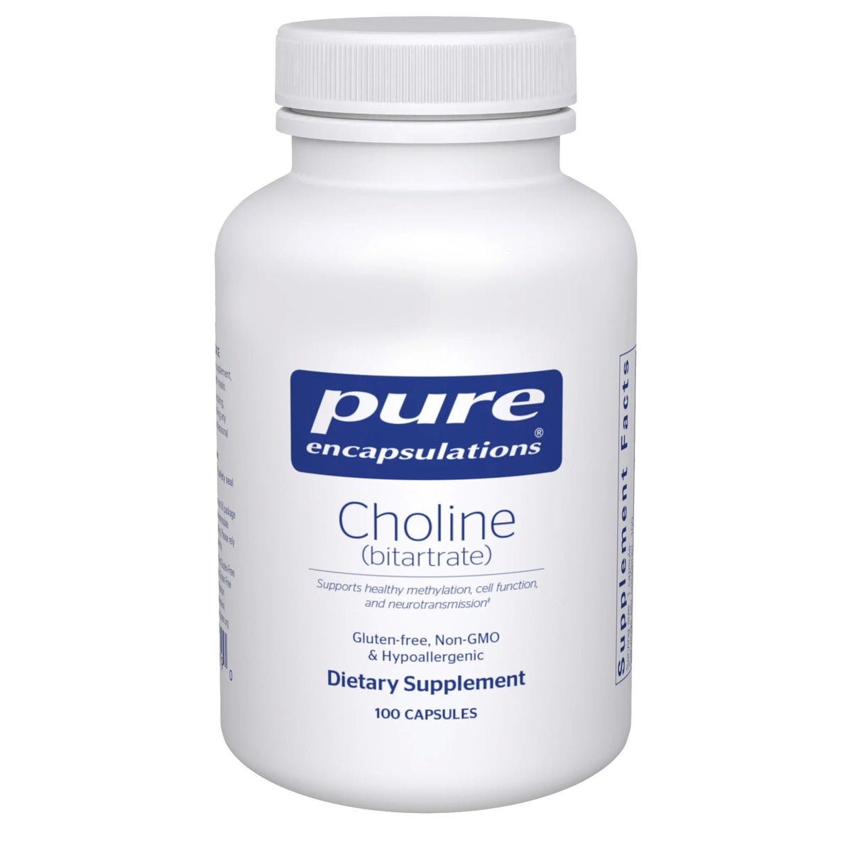 Pure Encapsulations Choline (Bitartrate) 100 Capsule