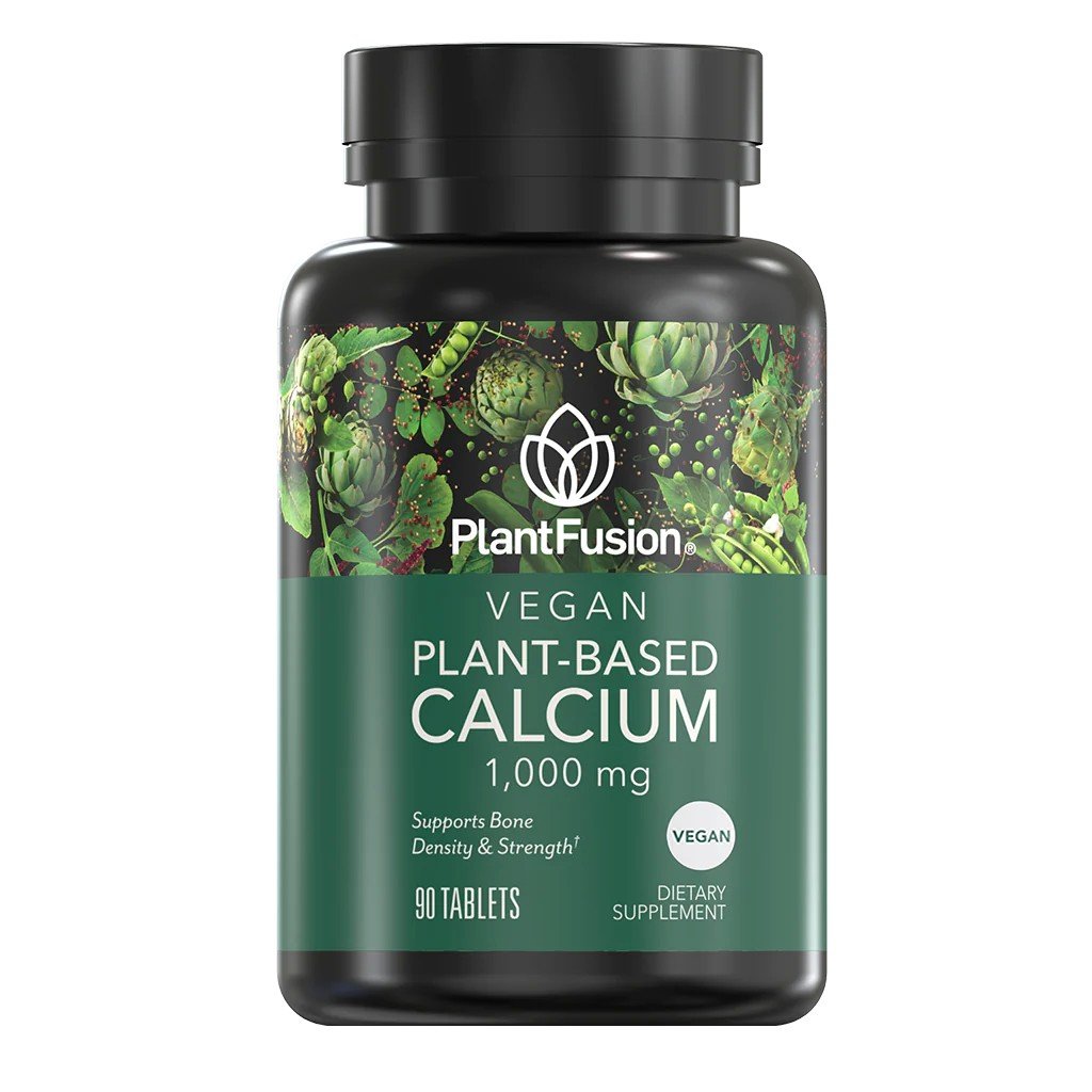 PlantFusion Vegan Plant-Based Calcium 1000 mg 90 Tablet